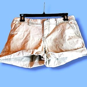 Aeropostale Shorts Khaki Beige Tan MIDI Twill Shorts